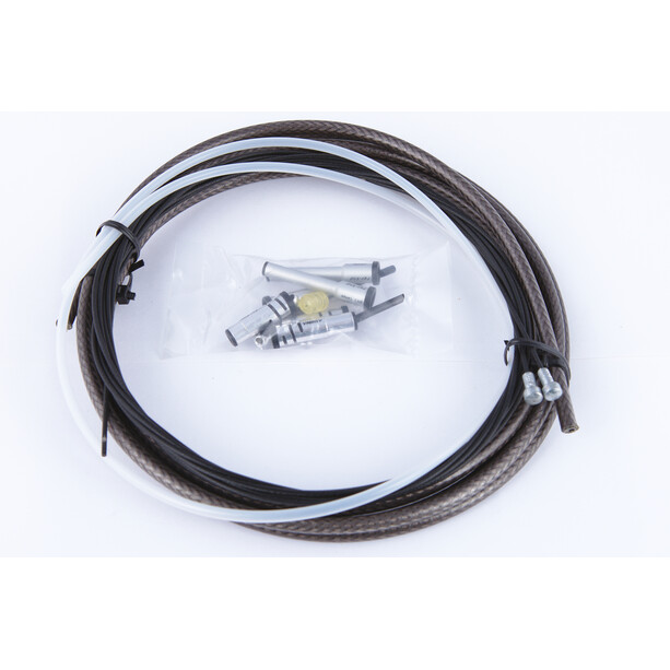 ASHIMA Road ReAction Kit de câbles de frein Avec revêtement PTFE pour Campagnolo, noir