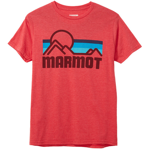 Marmot Marmot Coastal T-Shirt Kurzarm Herren rot