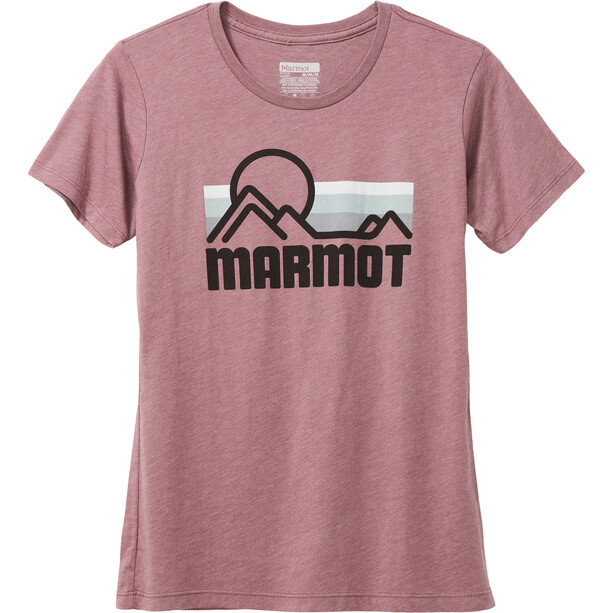 Marmot Coastal T-Shirt Kurzarm Damen pink