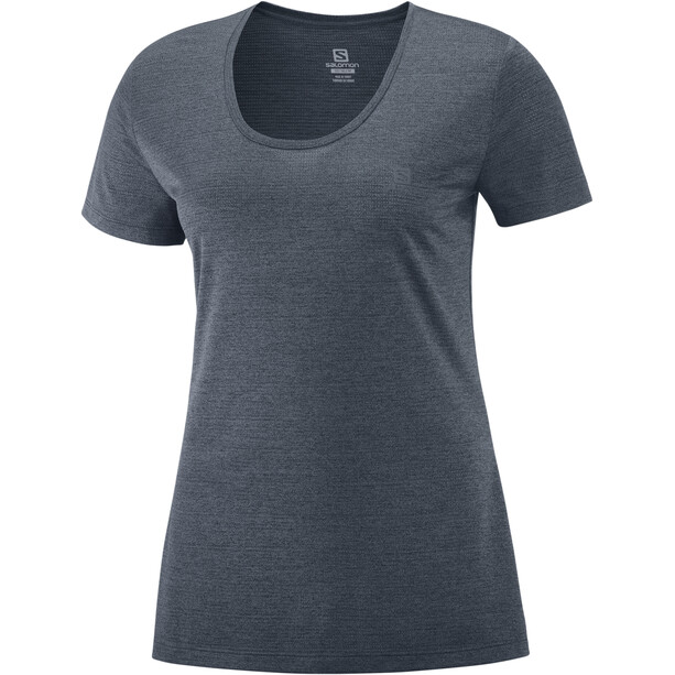 Salomon Agile T-shirt Femme, gris