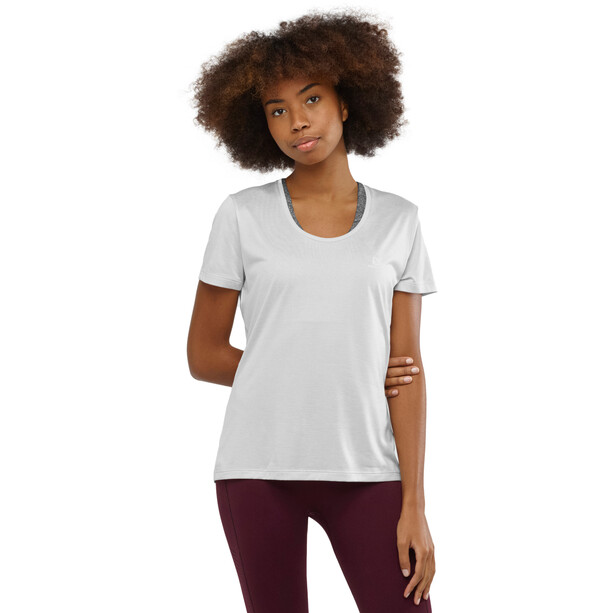Salomon Agile T-shirt Femme, blanc