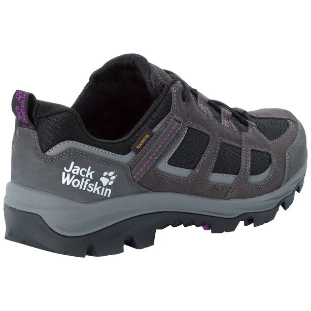 Jack Wolfskin Vojo 3 Texapore Low Shoes Women dark steel/purple