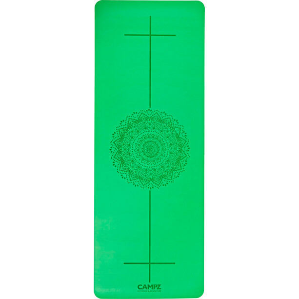 CAMPZ PU Position Line Yogamåtte L, grøn