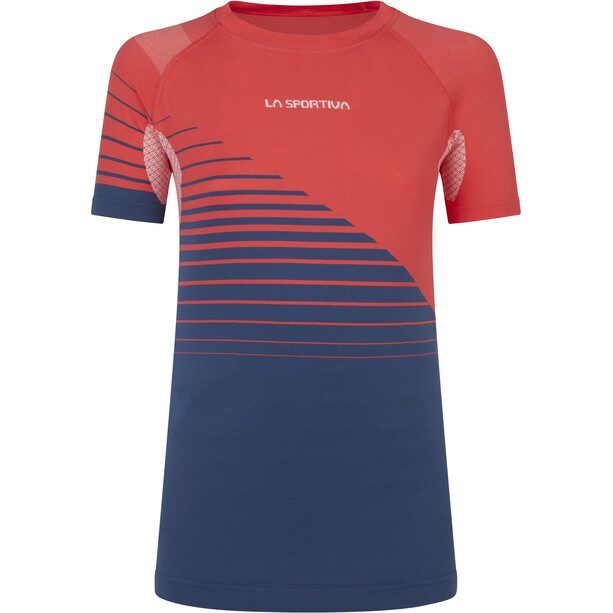 La Sportiva Escape T-Shirt Damen rot/blau