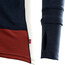 Aclima WarmWool Bluza z zamkiem Mężczyźni, niebieski/czerwony