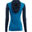 Aclima WarmWool Kapuzensweater mit Zip Damen blau