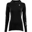 Aclima WarmWool Suéter con capucha Mujer, negro