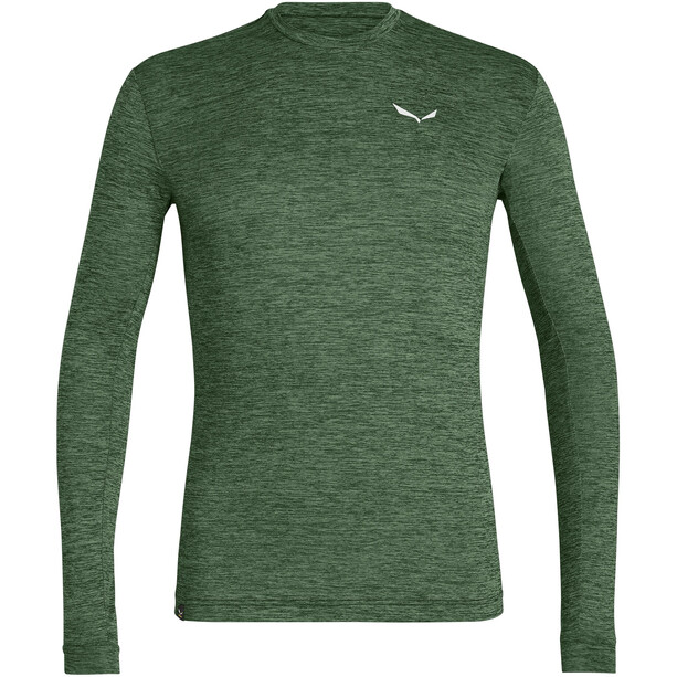 SALEWA Puez Melange Dry Langarm T-Shirt Herren grün
