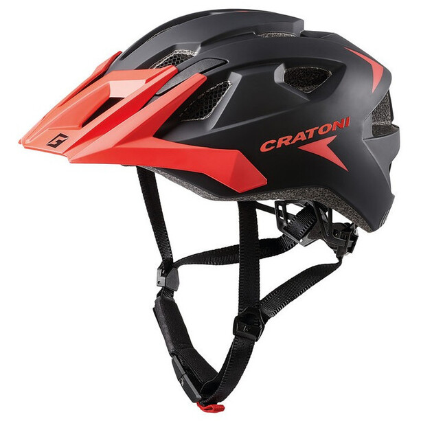 Cratoni AllRide MTB Helmet black/red matte