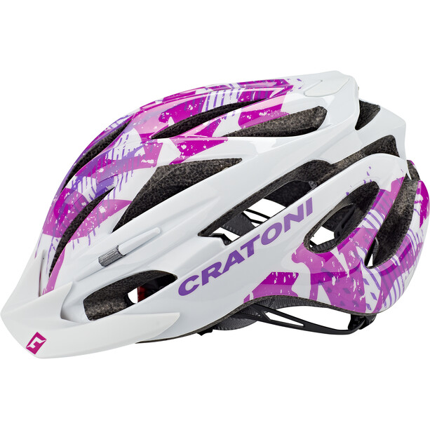 Cratoni Pacer MTB Helmet white/pink gloss