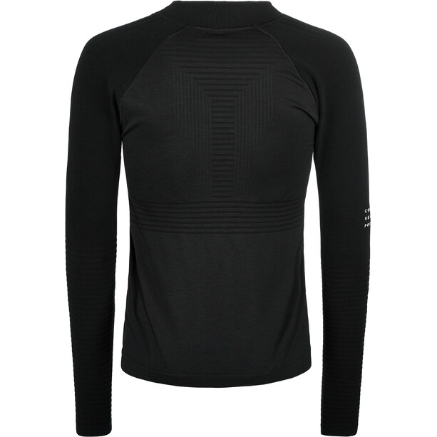 Compressport Seamless Sweatshirt mit RV schwarz