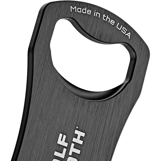 Wolf Tooth Bottle Opener with Rotor Truing Tool black