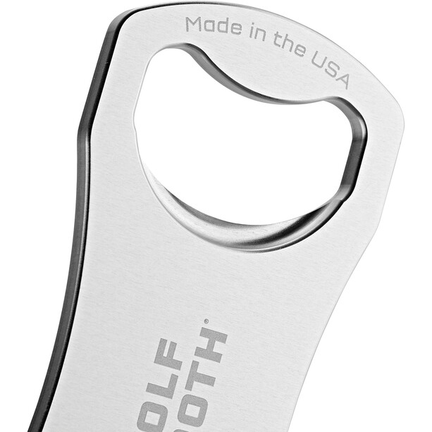 Wolf Tooth Bottle Opener with Rotor Truing Tool silver