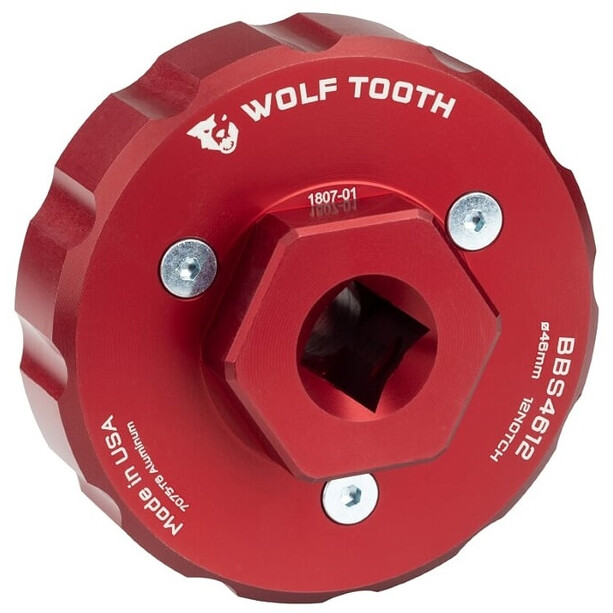 Wolf Tooth BBS4612 Innenlagerwerkzeug rot