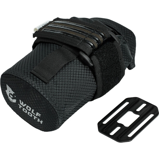Wolf Tooth B-RAD Roll-Top Saddle Bag incl. Mounting Plate black
