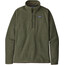 Patagonia Better Sweater Zip 1/4 Homme, vert