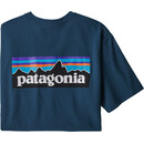 Patagonia P-6 Logo Ansvarlig-tee Herrer, blå