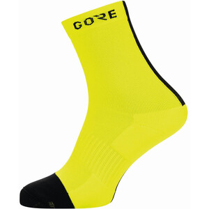 GOREWEAR M Mid Sokken, geel/zwart