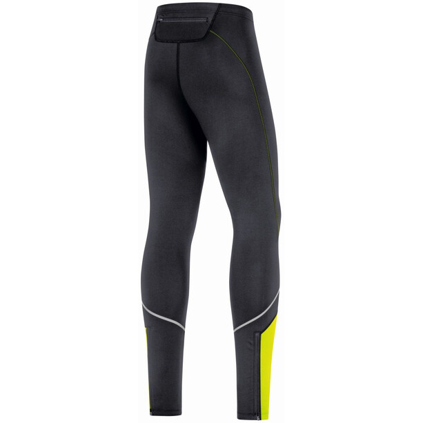 GOREWEAR R3 Spodnie do biegania Mężczyźni, czarny/żółty