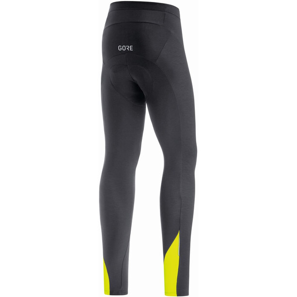 GOREWEAR C3+ Spodnie termiczne Mężczyźni, czarny/żółty