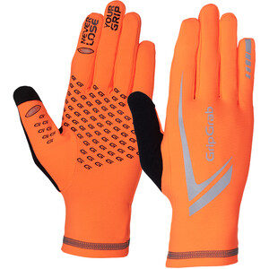GripGrab Running Expert Hi-Vis Winter Touchscreen Handschuhe orange orange