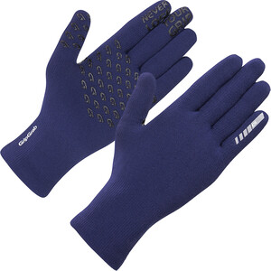 GripGrab Waterproof Knitted Thermal Gloves navy blue
