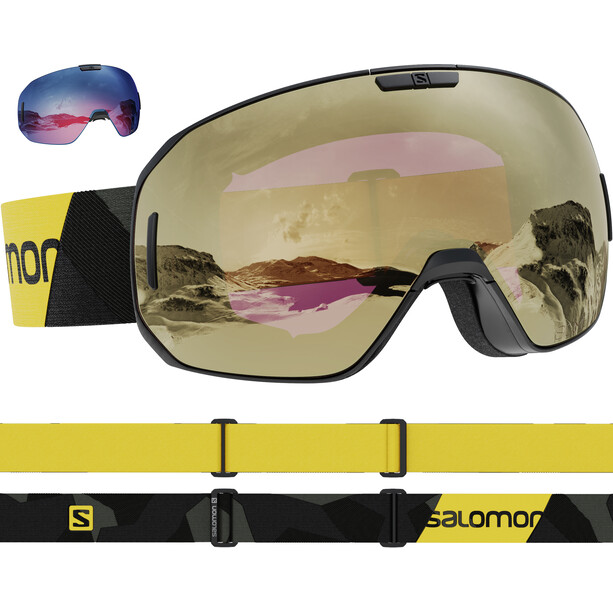 Salomon S/Max Sigma Goggles schwarz/gelb