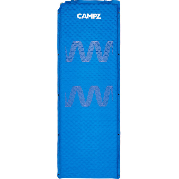 CAMPZ Selbstaufblasende Matte 5.0 M blau