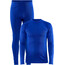 Craft Core Warm Zestaw odzieży bazowej Mężczyźni, niebieski