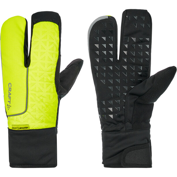 Craft Siberian 2.0 Split Finger Gloves flumino/black
