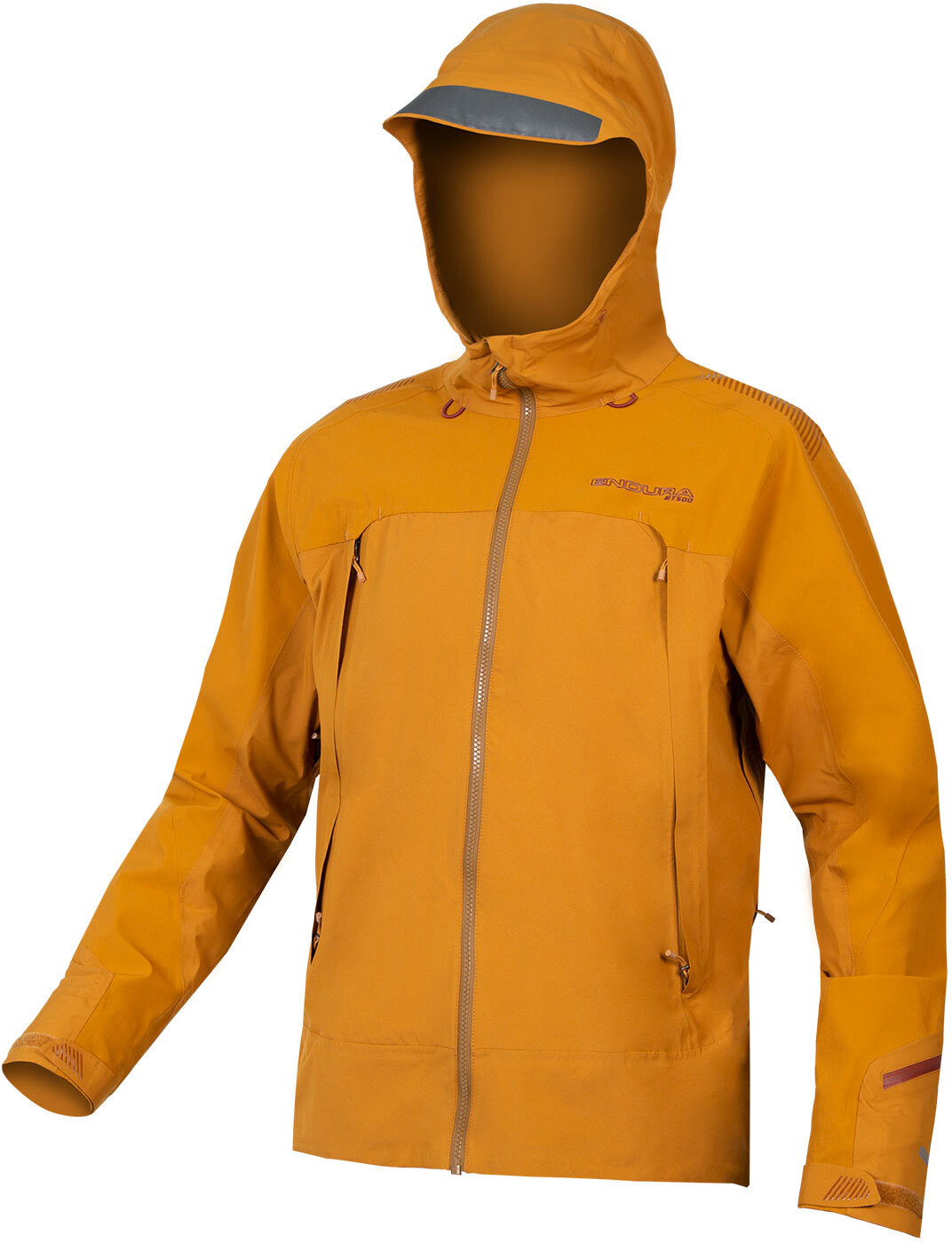Grosvenor PU Reflektierender Regenmantel Fahrradjacke Jacke wasserdicht orange 