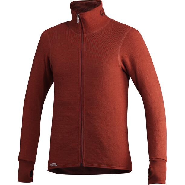 Woolpower 400 Giacca termica con zip integrale, rosso