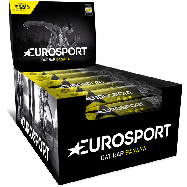 Eurosport nutrition Oat Bar Caja 20 x 45g, banana