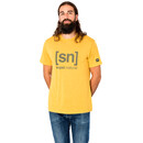 super.natural Logo T-Shirt Herren gelb