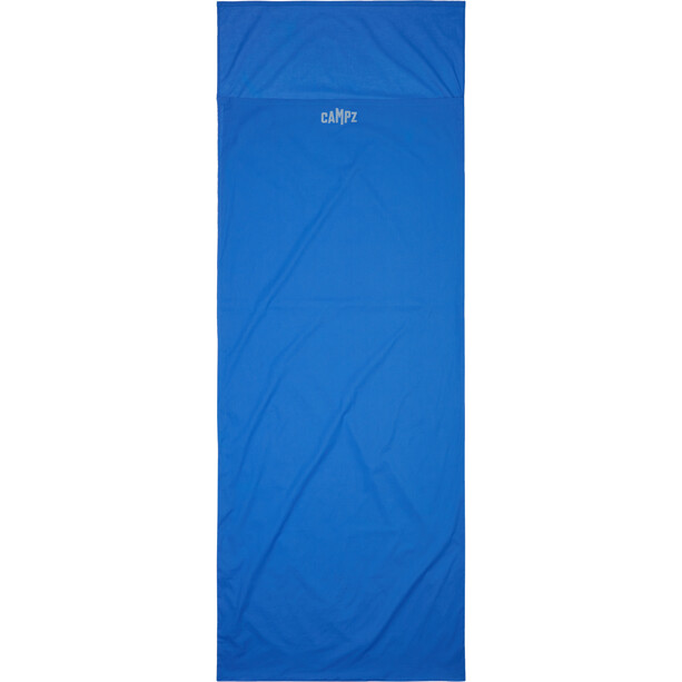 CAMPZ Surfer Sleeping Bag Liner Egyptian Cotton, azul