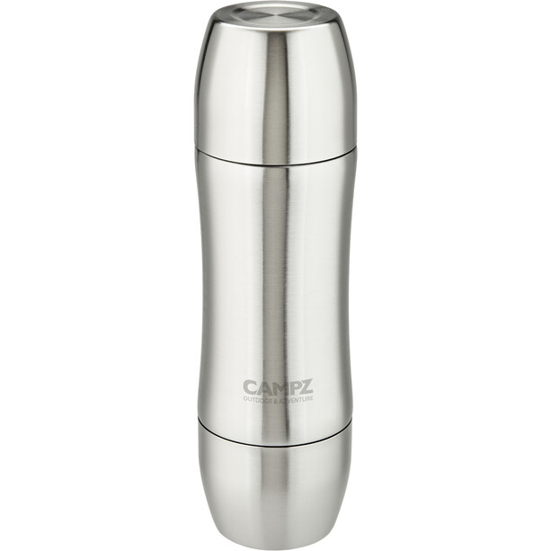CAMPZ Curvy Insulated Bottle 750ml silver