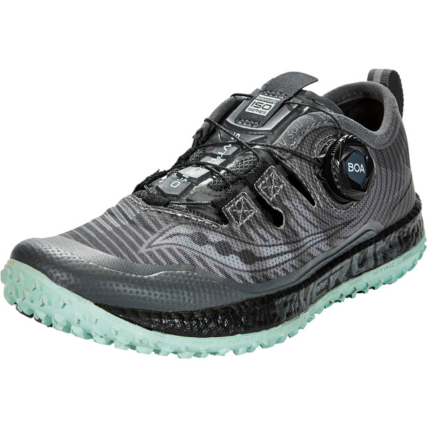 saucony Switchback ISO Zapatillas Mujer, gris/rosa