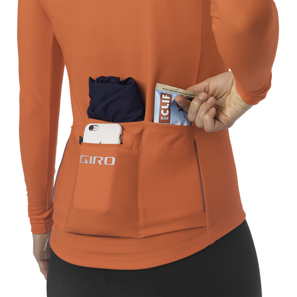Giro Chrono Bluza termiczna Kobiety, pomarańczowy