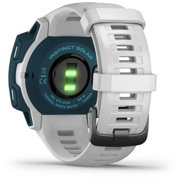 Garmin Instinct Solar Surf GPS Smartwatch weiß/blau