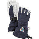 Hestra Army Leather Heli Ski 5-Finger Handschuhe Kinder blau/weiß