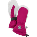 Hestra Heli Ski Handschoenen Dames, roze/wit