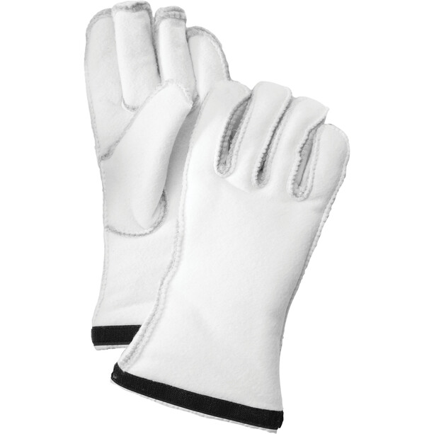 Hestra Heli Ski Liner 5-Finger Handschuhe weiß