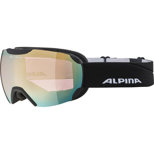 Alpina Pheos QVM Goggles, zwart/goud