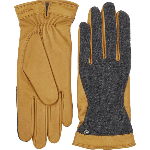 Hestra Saga Gloves gul/grå
