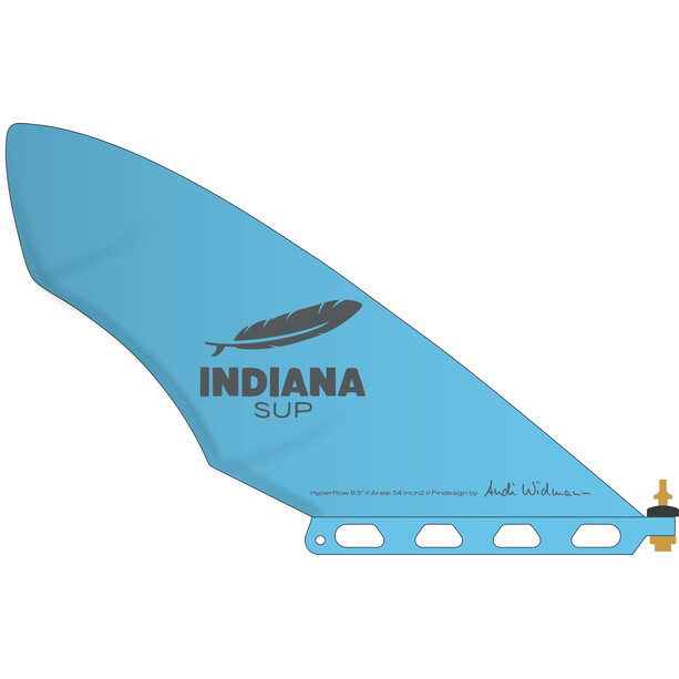 Indiana SUP 10'6 Family Pack mit 3-teiligem Fiberglas/Composite Paddel grau/blau