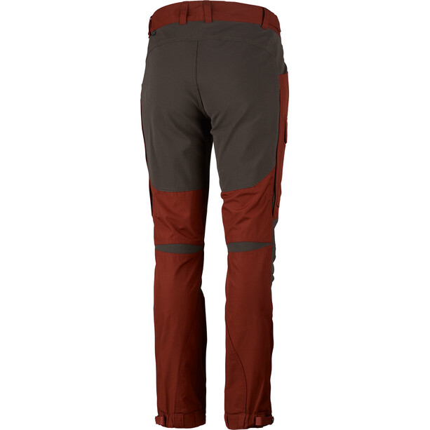 Lundhags Authentic II Pantaloni Uomo, rosso/grigio