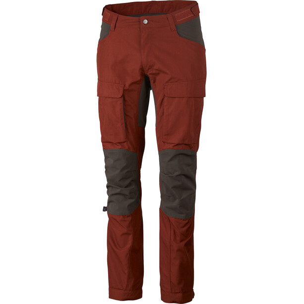 Lundhags Authentic II Pantaloni Uomo, rosso/grigio