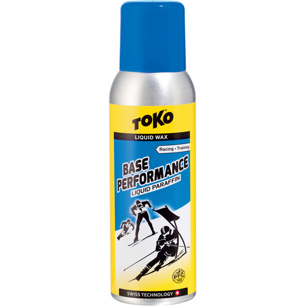 Toko Base Performance Paraffine liquide, jaune/bleu