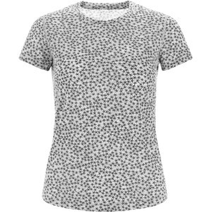 super.natural Base 140 Print T-shirt Femme, gris gris