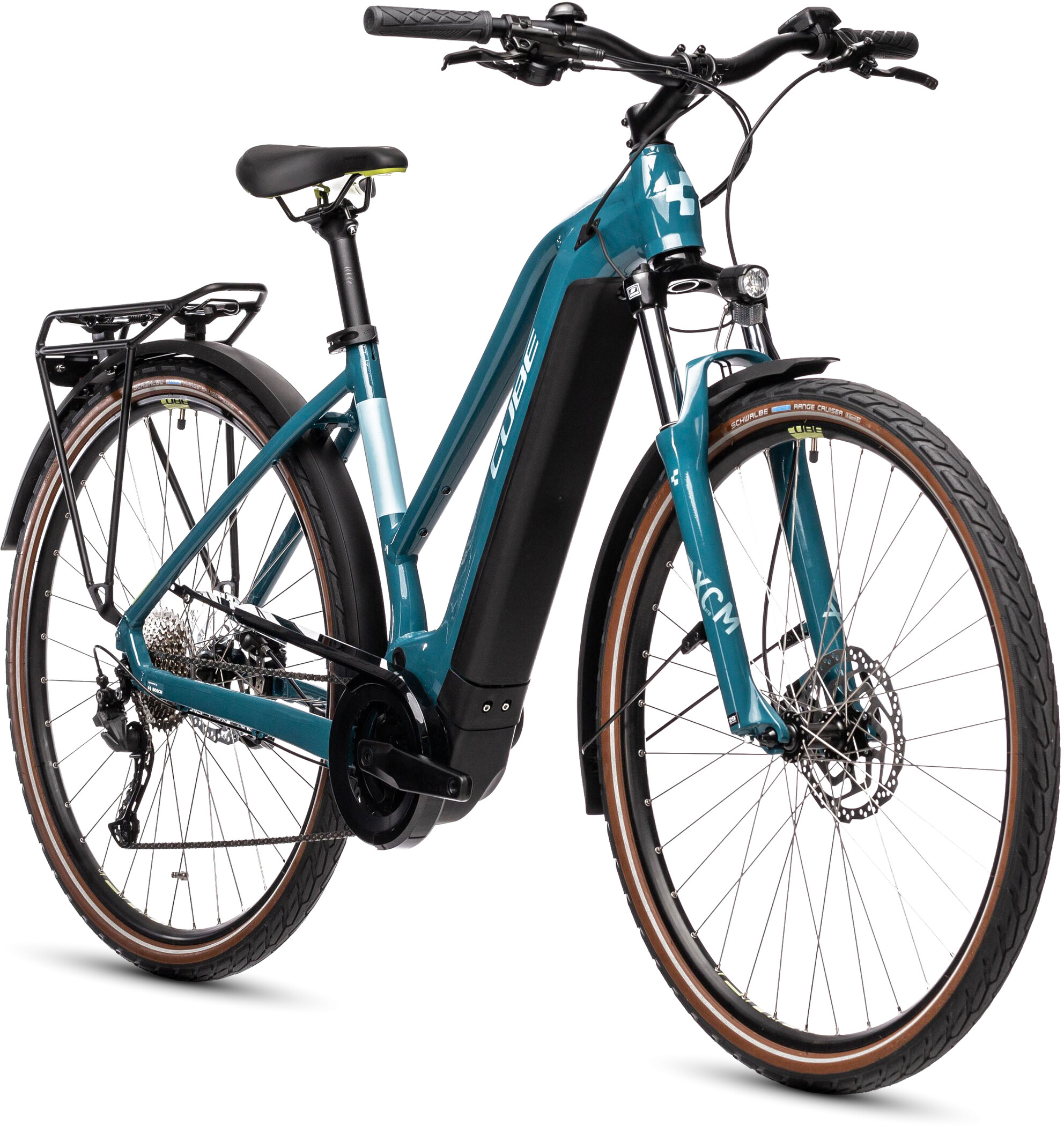 Cube Touring Hybrid One 400 Trapez blue'n'green online